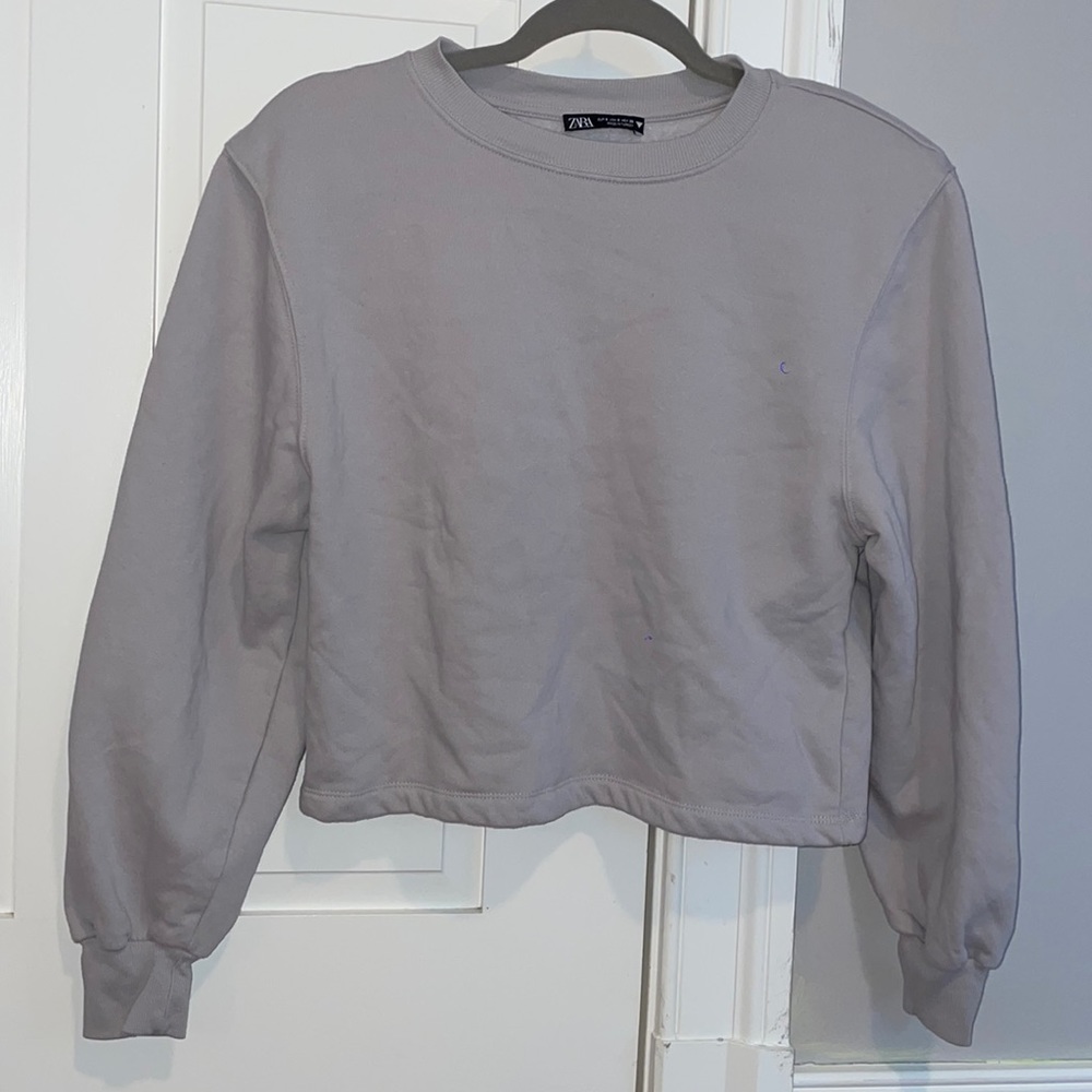 Zara basics sweatshirt